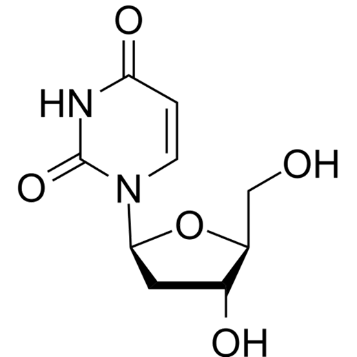 2′-Deoxy-β-L-uridine Chemical Structure