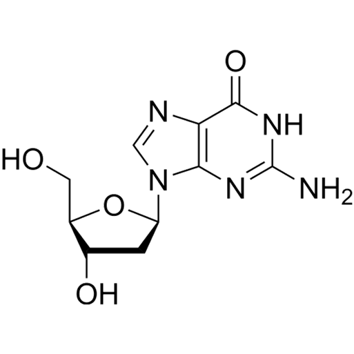2'-Deoxyguanosine Chemical Structure