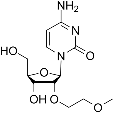 2'-O-(2-Methoxyethyl)-cytidine Chemical Structure