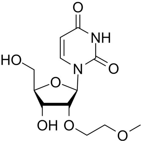 2'-O-(2-Methoxyethyl)-uridine Chemical Structure