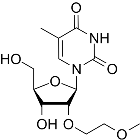 2'-O-MOE-5-Me-rU Chemical Structure