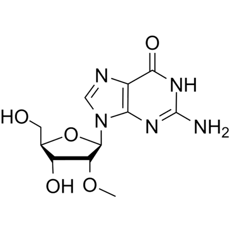 2'-O-Methylguanosine Chemical Structure