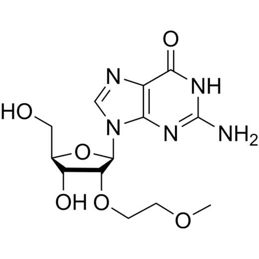 2′-O-(2-Methoxyethyl)guanosine Chemical Structure